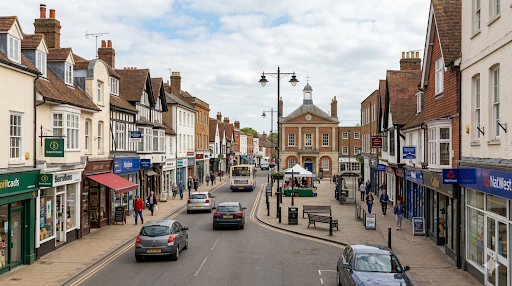 iconic view of brentwood