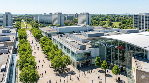 iconic view of milton keynes